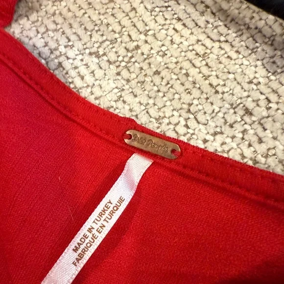 Red Free People Violet Mini Dress - Picture 6 of 8